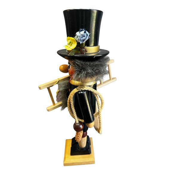 Steinbach Chimney Sweep Nutcracker With Box Germany 15 1/2" Model 028 Volkskuns - Picture 5 of 9